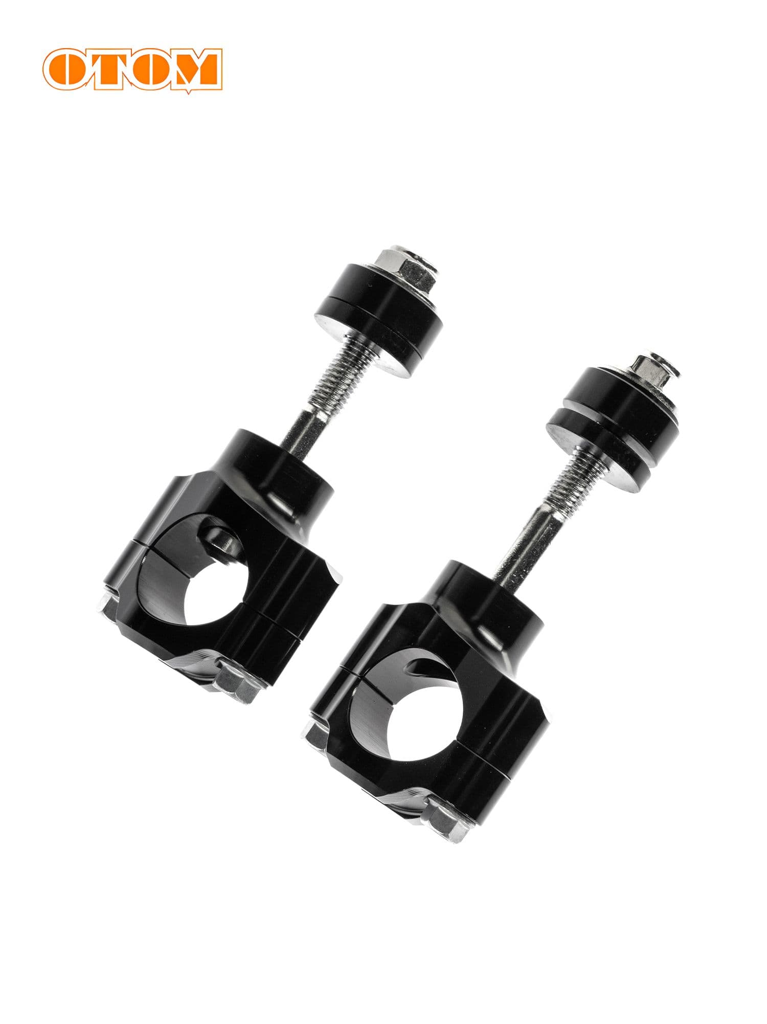 Проставки руля для мотоцикла CNC, M12, 28мм, черные OTOM