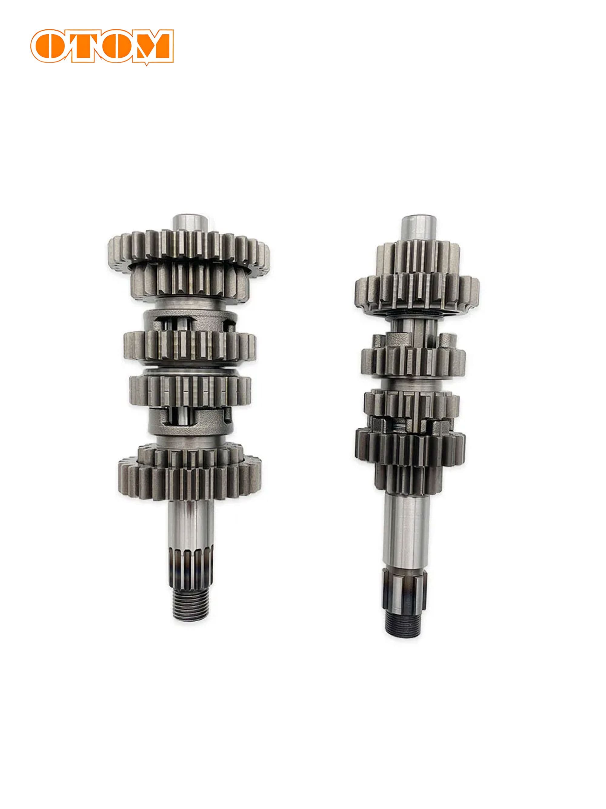 КПП в сборе для мотоцикла первичный+вторичный вал, 4т YBS300 YB300H LONCIN, OTOM