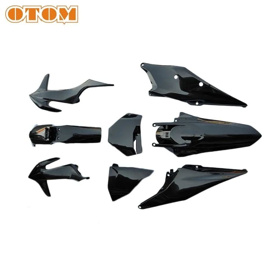 Комплект пластика для мотоцикла KTM EXC 2019-2023, черный, OTOM