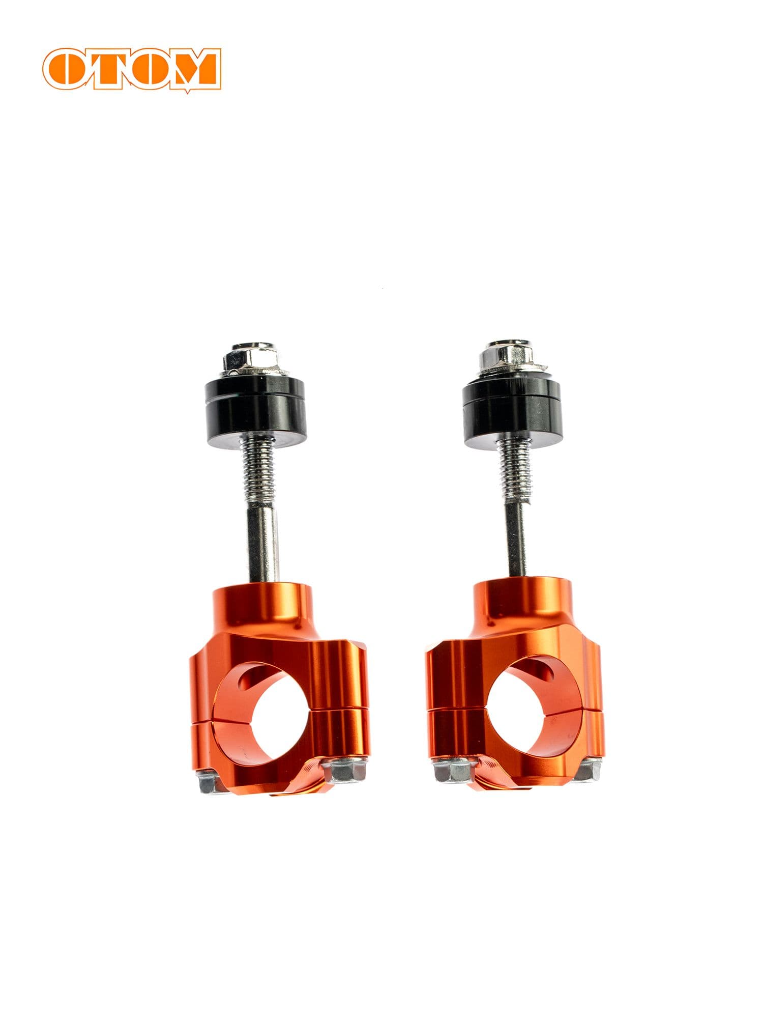 Проставки руля для мотоцикла CNC, M10, 28мм, оранжевые OTOM